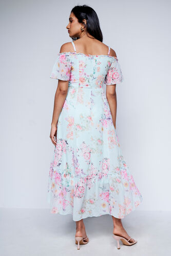 Multi Color Off Shoulder Gown, Multi Color, image 5